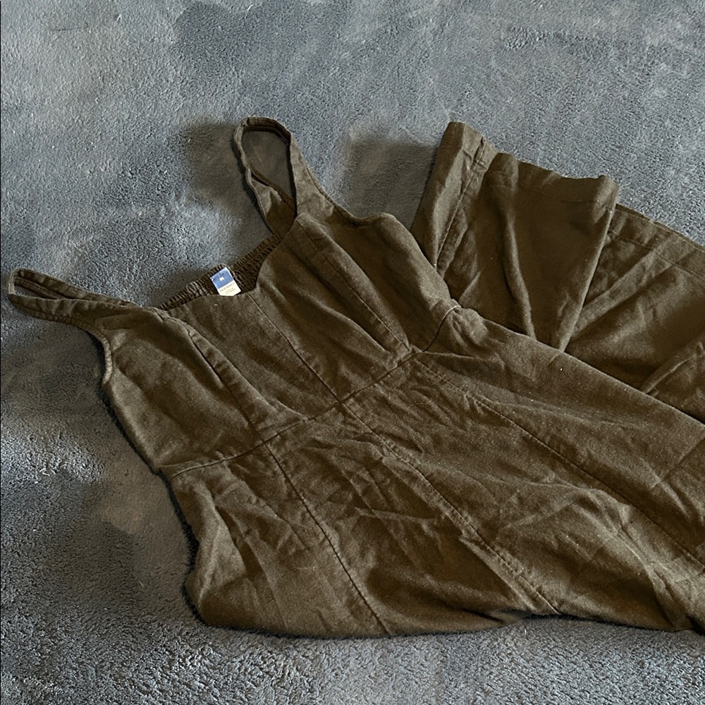 Old Navy Black Linen Midi Dress - Picture 5 of 5